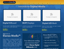 Tablet Screenshot of elanzamedia.com
